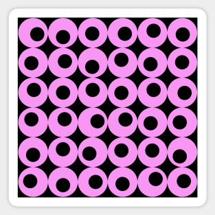 Liquorice, black and pink Sticker